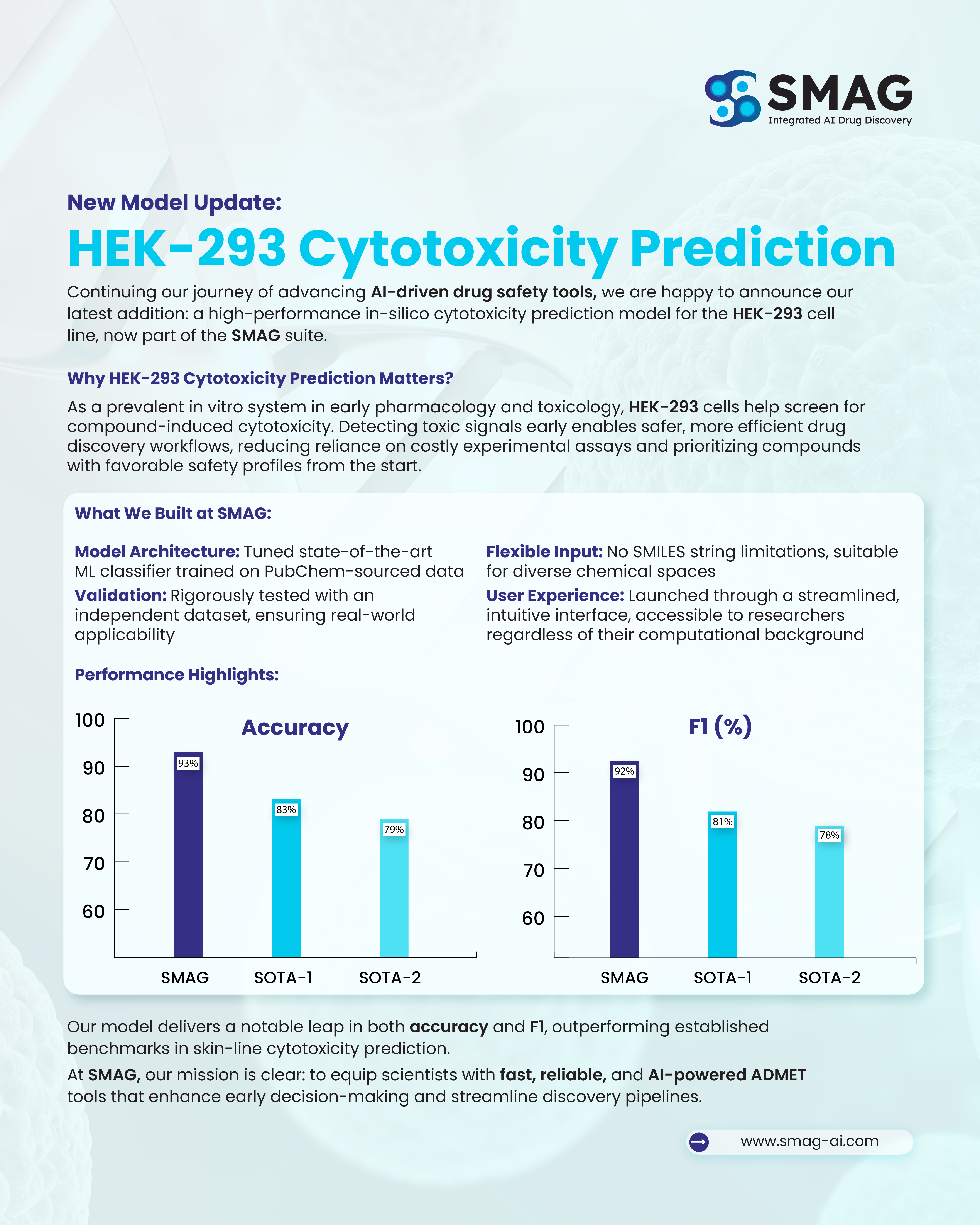 SMAG’s HEK-293 Cytotoxicity Prediction Model 